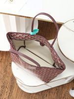 Goyard Artois Zipper Closure Tote Shoulder Handbag Small Size - Image 8