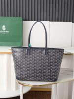 Goyard Artois Zipper Closure Tote Shoulder Handbag Small Size - Image 11