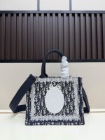 Dior Book Tote, Small Size Tote Bag with strap - Image 26