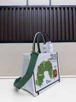 Dior Book Tote, Small Size Tote Bag with strap - Image 11