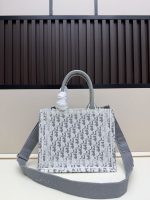 Dior Book Tote, Small Size Tote Bag with strap - Image 4