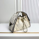 Chanel Hobo Drawstring Quilted Canvas Chain Shoulder Bag - Image 4