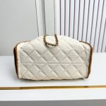 Chanel Hobo Drawstring Quilted Canvas Chain Shoulder Bag - Image 17