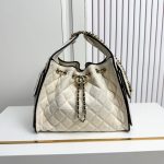 Chanel Hobo Drawstring Quilted Canvas Chain Shoulder Bag - Image 20
