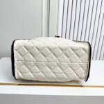 Chanel Hobo Drawstring Quilted Canvas Chain Shoulder Bag - Image 26