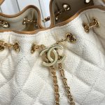 Chanel Hobo Drawstring Quilted Canvas Chain Shoulder Bag - Image 30