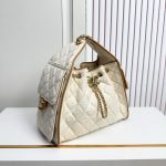 Chanel Hobo Drawstring Quilted Canvas Chain Shoulder Bag - Image 31