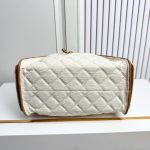 Chanel Hobo Drawstring Quilted Canvas Chain Shoulder Bag - Image 35