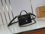 LV Vanity Chain Pouch Monogram Crossbody Handbag with detachable shoulder strap - Image 12