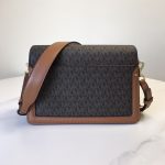 MK New Style Jessie Monogram Color‑block Flap Crossbody Bag - Image 4