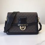 MK New Style Jessie Monogram Color‑block Flap Crossbody Bag - Image 8
