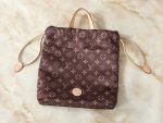 LV New Keeper Handbag with Curved Drawstring Tab & LV Circle Leather Patch - Image 5
