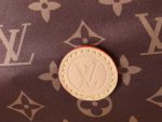 LV New Keeper Handbag with Curved Drawstring Tab & LV Circle Leather Patch - Image 6