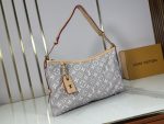 LV M2A136 Carryall East‑West Handbag, Monogram Emblème, Leather Trims, Cotton Lining