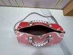 LV Speedy Handbag Large Logo Color‑block Monogram Canvas with Crossbody Strap - Image 9