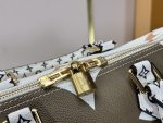 LV Speedy Handbag Large Logo Color‑block Monogram Canvas with Crossbody Strap - Image 17