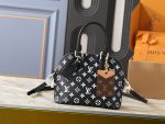 LV Alma BB Handbag Monogram with Detachable Crossbody Strap - Image 17