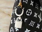 LV Alma BB Handbag Monogram with Detachable Crossbody Strap - Image 19