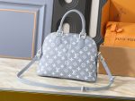 LV Alma Large Handbag, LV Ski Collection, Monogram in Silver Tone, Detachable Shoulder Stra - Image 4