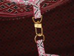 LV Neverfull Monogram Canvas Tote Bag with Detachable Pouch,Pastel Colors - Image 6