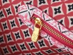 LV Neverfull Monogram Canvas Tote Bag with Detachable Pouch,Pastel Colors - Image 7