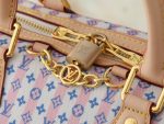 LV Speedy Handbag with Large Stamp Print & Detachable Crossbody Strap Large size - Image 7