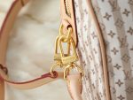 LV Speedy Handbag with Stamp Print & Detachable Crossbody Strap Medium size - Image 8