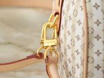LV Speedy Handbag with Stamp Print & Detachable Crossbody Strap Medium size - Image 13