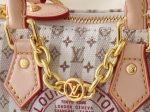 LV Speedy Handbag with Stamp Print & Detachable Crossbody Strap Small size - Image 6