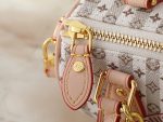 LV Speedy Handbag with Stamp Print & Detachable Crossbody Strap Small size - Image 8