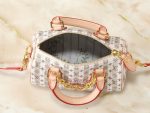 LV Speedy Handbag with Stamp Print & Detachable Crossbody Strap Small size - Image 10