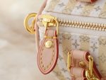 LV Speedy Handbag with Stamp Print & Detachable Crossbody Strap Small size - Image 17