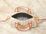 LV Speedy Handbag with Stamp Print & Detachable Crossbody Strap Small size - Image 19