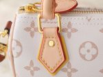 LV Crafty Speedy Nano Monogram Handbag with Detachable Crossbody Strap - Image 6