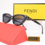 Fendi Vintage Cat‑Eye Women Sunglasses with Metal Logo - Image 9
