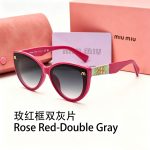Miu Miu Women Sunglasses, Cat‑Eye/Rounded Square/Vintage Oval/Diamond Style - Image 19