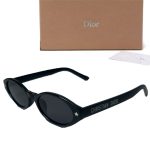 Dior Vintage Fashion Trend Star Metal Rivet Decor Sunglasses, Cat‑Eye/Oval - Image 8