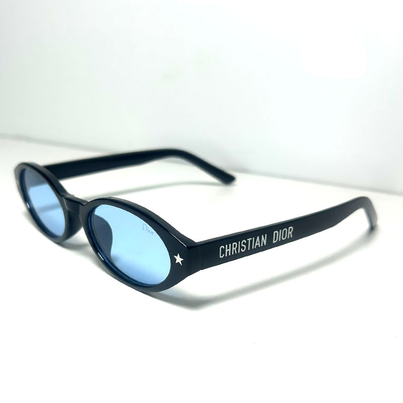 2b52a808 Dior Vintage Fashion Trend Star Metal Rivet Decor Sunglasses, Cat‑Eye/Oval - Image 1