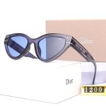 Dior Vintage Fashion Trend Metal Accent Sunglasses, Cat‑Eye/Polygonal/Square - Image 7