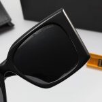 YSL Wide Temples 3D Metal Logo Sunglasses, Oversized Square / Vintage Cat‑Eye Round Styles - Image 3