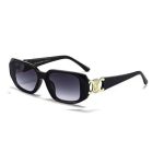 Celine Vintage Gradient Sunglasses, Polygonal With 3D LOGO & Large Square - Image 9