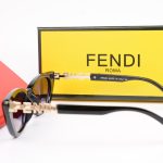 Fendi Vintage Cat‑Eye Women Sunglasses with Metal Logo - Image 2