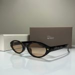 Dior Vintage Fashion Trend Star Metal Rivet Decor Sunglasses, Cat‑Eye/Oval - Image 10