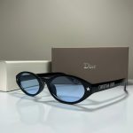 Dior Vintage Fashion Trend Star Metal Rivet Decor Sunglasses, Cat‑Eye/Oval - Image 3