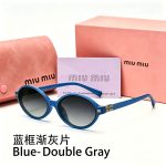 Miu Miu Women Sunglasses, Cat‑Eye/Rounded Square/Vintage Oval/Diamond Style - Image 15