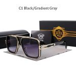 DITA Vintage Trendy Combination Frame Sunglasses, Oversized Square / Double‑Bridge Square - Image 13