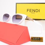 Fendi Vintage Cat‑Eye Women Sunglasses with Metal Logo - Image 5