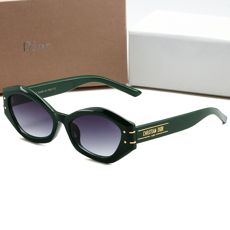 98e65a67 Dior Vintage Fashion Trend Metal Accent Sunglasses, Cat‑Eye/Polygonal/Square - Image 1