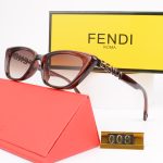 Fendi Vintage Cat‑Eye Women Sunglasses with Metal Logo - Image 6