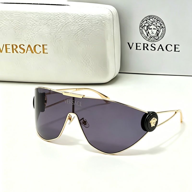 9edbbc5a Versace Metal Decor Sunglasses, Aviator / Narrow Rectangle / Shield Styles - Image 1